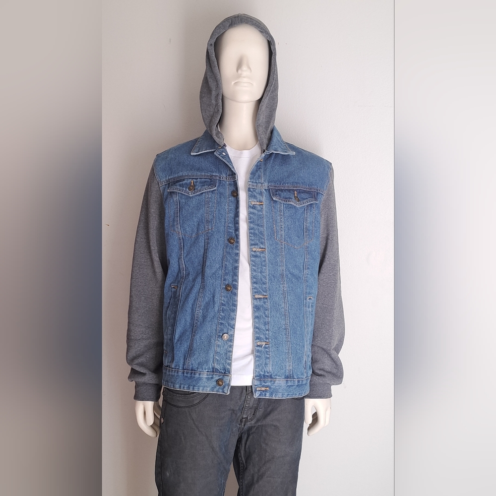 Deluxe Hooded Jean Jacket Men’s XXL